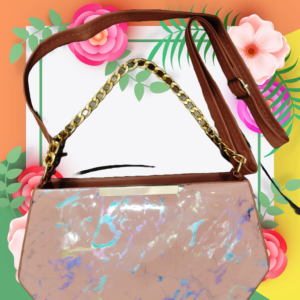 Ladies Purse Handbag  Women and Girls Zip Pocket Handbag for Office Bag Ladies Travel Shoulder Bag Tote for College Girls