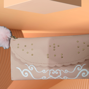 Single Zipper Hand Purse Bag for Women & Girls 