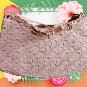 Women and Girls Zip Pocket Handbag for Office Bag Ladies Travel Shoulder Bag Tote for College Girls